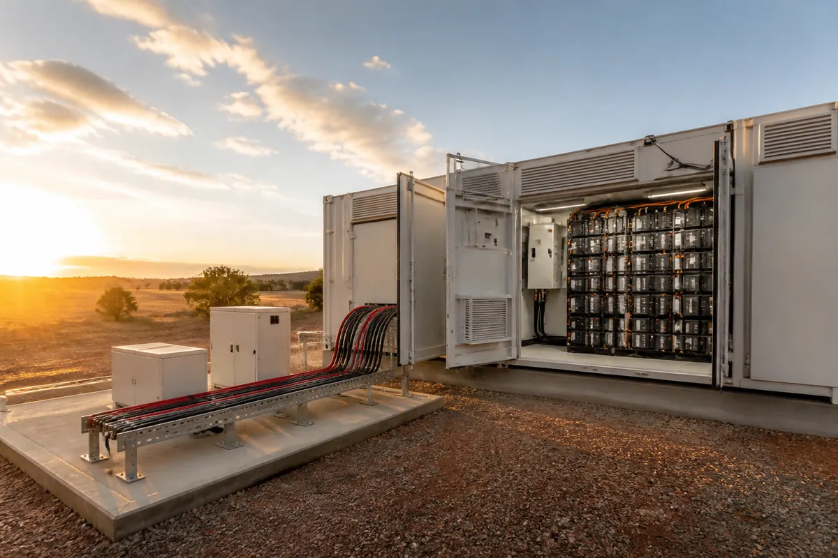 Illustration till nyheten: Relectrify installerar första inverterlösa batterilagret i Syd­australien