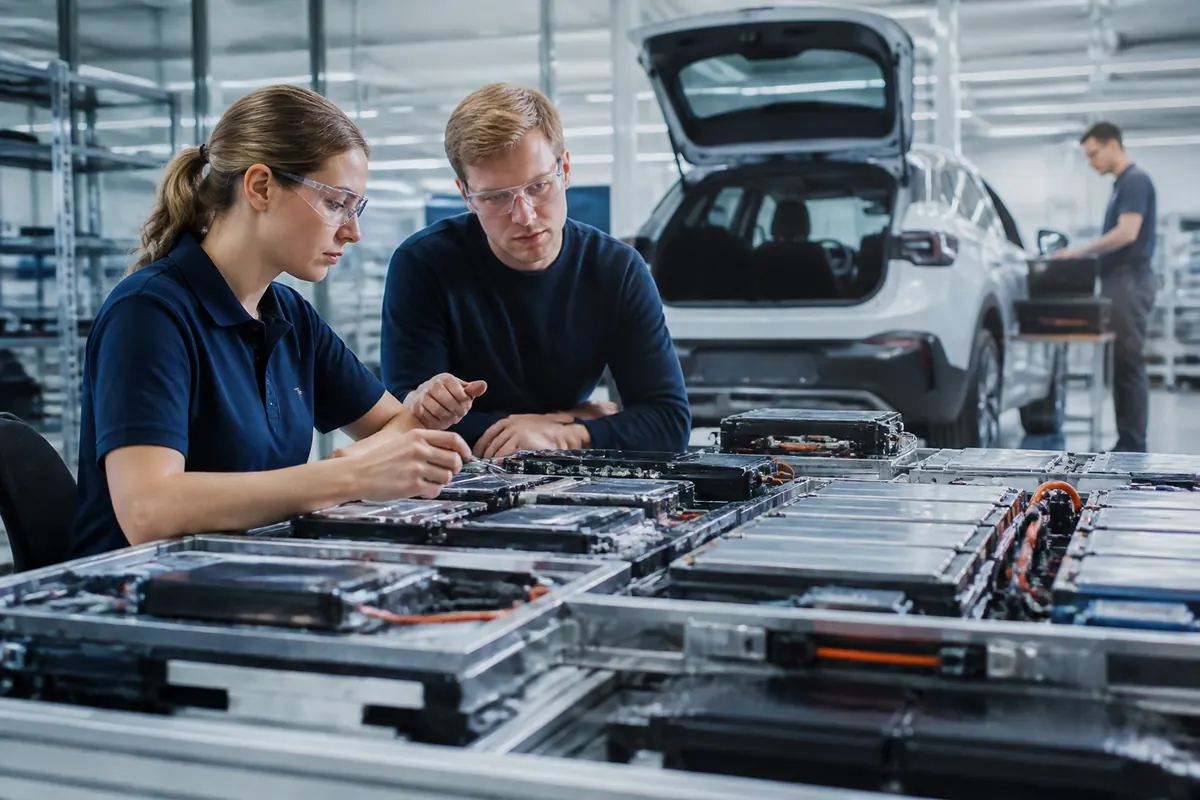 Illustration till nyheten: Schaeffler och CATL fördjupar samarbete om batterihantering