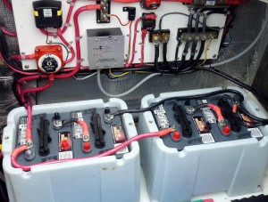 Förbrukningsbatterier till båten
